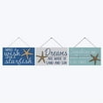 thumbnail image 1 of Wood Nautical Hanging Wall Sign, Assorted Color - 3 Piece, 1 of 1