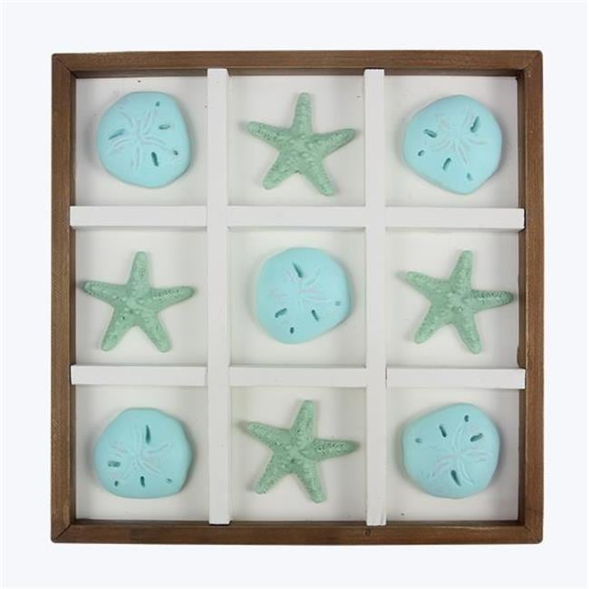 Nautical Wooden Starfish Sea Checkers Board Set Nautical Wooden Starfish Sea Checkers Board Set