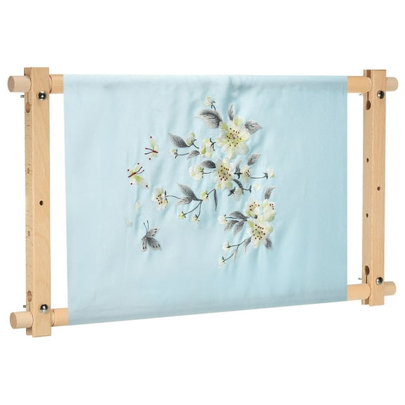 Wood Needlepoint Embroidery Scroll Frame 21x12" Cross Stitch Frame Needlework Frame