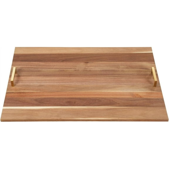 Wood Noodle Board Stovetop Cover 29x21in, Stove Cover with Handles for Gas and Electric Stove, Stove Top Cutting Board, Noodle Board for Gas Stovetop Cover (Wood + Gold Handle)