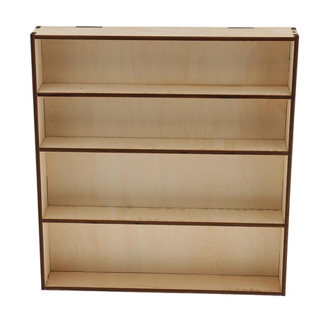 Wood Paint Bottles Rack Model Acrylic Painting Organizer Storage Holder Box For Hobbies Art