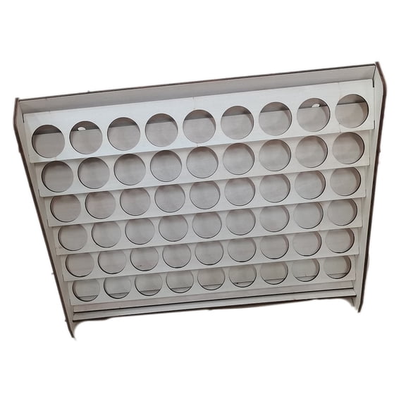 Wood Paint Rack Organizer Riser Wooden Pigments Inks Bottles Storage Racks Bisque Finished Product: 40.9x13.2x32cm
