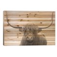 thumbnail image 1 of Wood Pallet Art Print - Highland Cow Neutral, 1 of 2