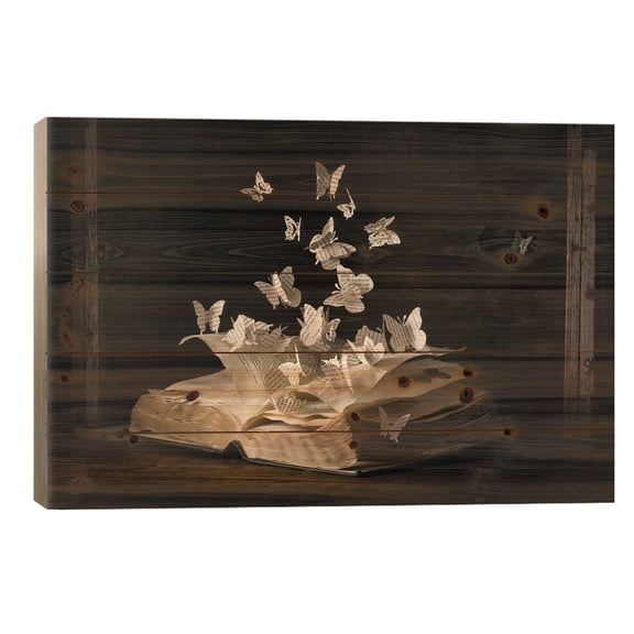 Wood Pallet Art Print - Lepidopterology