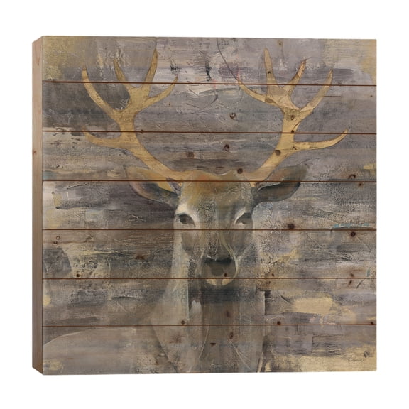 Wood Pallet Art Print - The Leader