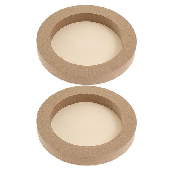 Wood Panels Board Unfinished Round Art Wood Canvas Panel Painting Boards Artist Painting Boards for DIY Craft Painting 20cm