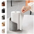 thumbnail image 1 of Wood Paper Towel Holder Countertop Vertical Tissue Holder Rack for One Handed Tear in Kitchen Bath Living Room Bedroom Home Decoration, 1 of 5