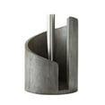 thumbnail image 1 of Wood Paper Towel Holder Countertop with Iron Stand for One Handed Tear in Kitchen Bath, 1 of 6