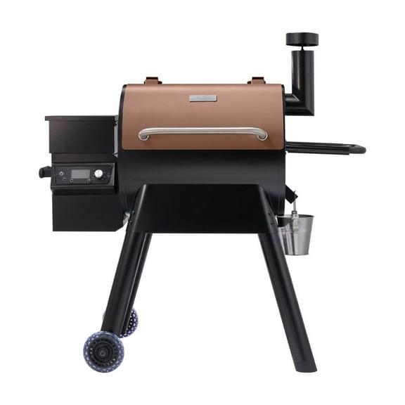 Wood Pellet Grill Smoker Outdoor Electric BBQ Grill 575 Sq.in. Cooking Area; Digital Temperature Control; Ideal for BBQ, Smoking, Roasting