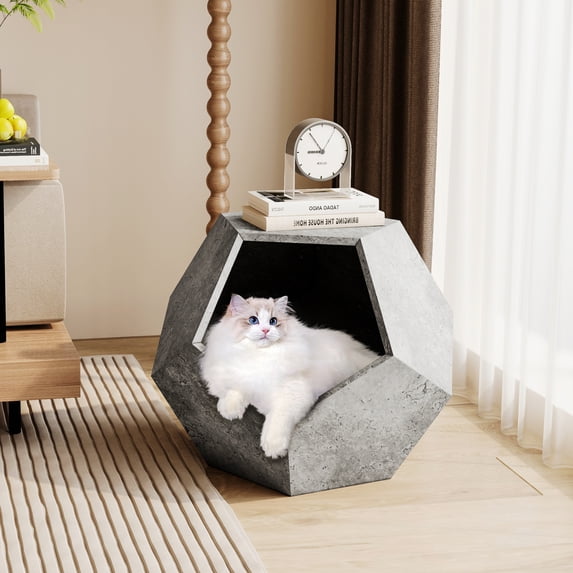 Wood Pet Furniture Cat Kennel Side Table