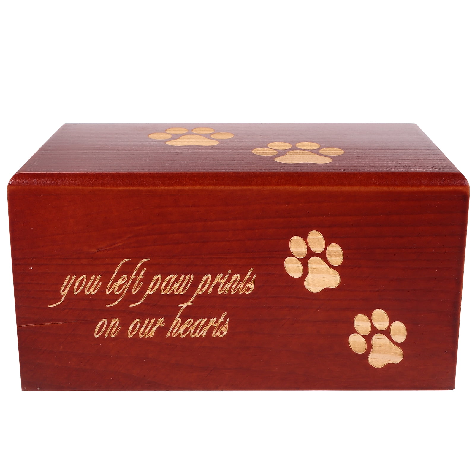 Wood Pet Urn Pet Memorial Urn Dog Cat Ashes Wooden Urn Wooden Funeral Cremation Urn