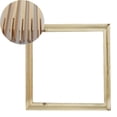 thumbnail image 1 of Wood Photo Frame, DIY Picture Frames, 16 Sizes,Oil Painting and Poster Display Interlocking Solid Wood Bars for Artists and Home Studio Wall Decor 7.09 x 9.45 in, 1 of 4