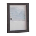 thumbnail image 1 of Wood Picture Frame Wooden Picture Frame 7.5by10.4 Inch Solid Wood Shadow Box Display Frame Picture Wall Decor Dark Gray Wall Photo Frame Single Pack, 1 of 8