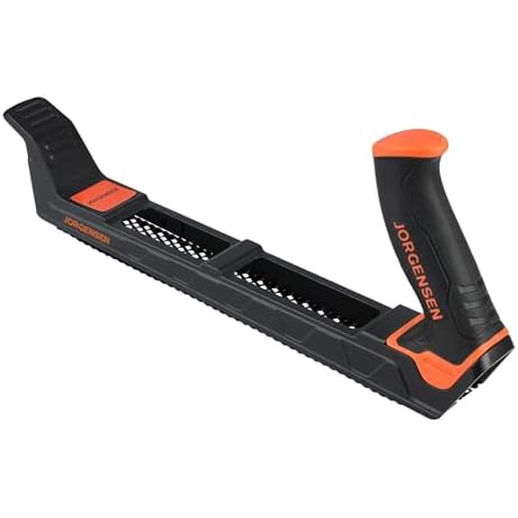 Wood Plane, Professional Surform Plane, Zinc Alloy Die Casting Body, 65MN Sharp Blade, Wood Shaver Tool for Woodworking Rasp - Ergonomic Soft Grip Handle