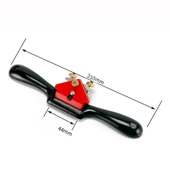 Wood Planer Woodworking Hand Planing Tools Adjustable High Speed Steel Blade Red A