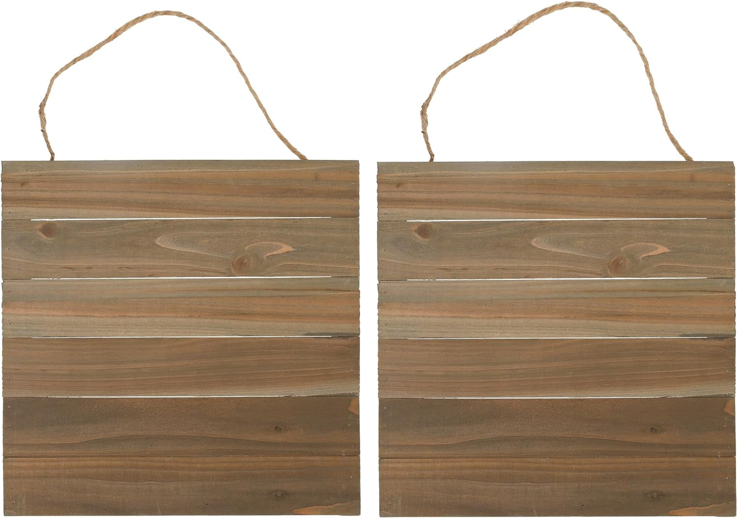 Wood Plank 12" X 12" Rustic 2Pc, Wood Plaque, Wood Sign Blank, Wood