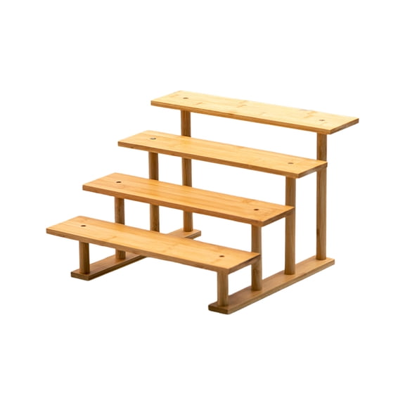 Wood Plant Stand Indoor Outdoor, Wooden Display Riser Stand,Ladder Large Multi Tiered Plant Holder, Display Storage Shelf