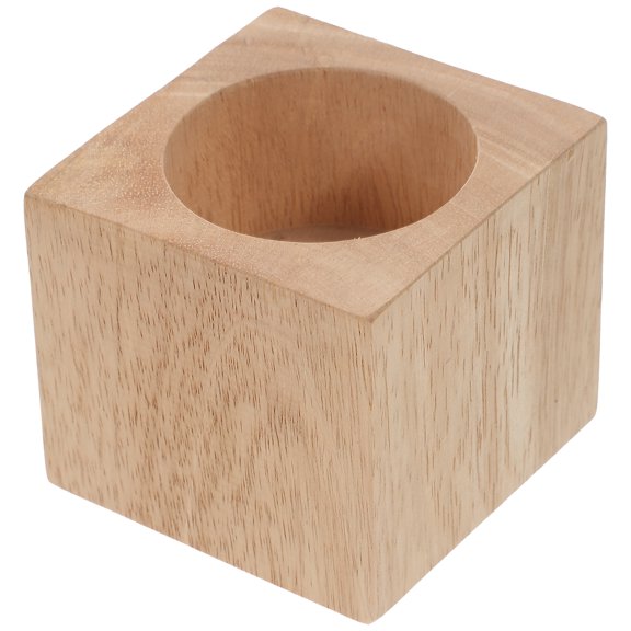 ifundom Rustic Khaki Wood Flower Pot Planter for Indoor Garden, Balcony, Home Decor, Plant Holder, Decorative Flower Container