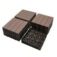 thumbnail image 1 of Wood Plastic Composite Deck Tiles Set of 20, Sustainable Composite Decking Resist Rust, Water, Weather, Easy to DIY & Maintain, Ideal for Patios, Balconies, Rooftops, Light gray, 1 of 8