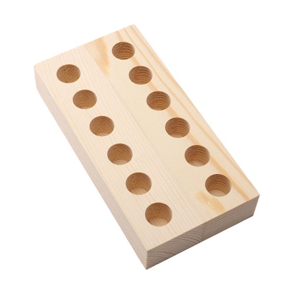 Wood Pliers Block Desktop Organizer Storage Rack Space Saving Compact Size for Workshop and Studio Use