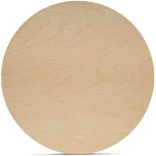 6 Unfinished Wood Circles - Pack of 5 , Birch Plywood , Round Wood Cutouts  , Blank Circle Boards - DIY Arts & Crafts , Painting , Pyrography ,  Coasters , School Projects 