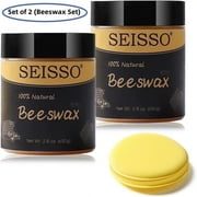 Wood Polish Beeswax Seasoning Furniture Polish Cream Cleaner Restorer None Odor 2 Count DEWEL Cleans 3.9 oz Each