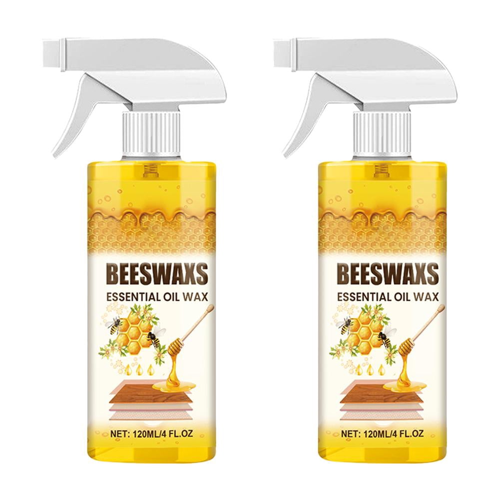 Wood Polishing Beeswax Spray, Furniture Care Polish Restorer, Nourishing Color Protection Anti-Crack Wood Maintenance Spray