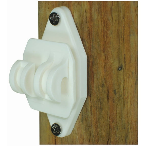 Wood Post - Nail on Insulator for Hi-Tensile - White