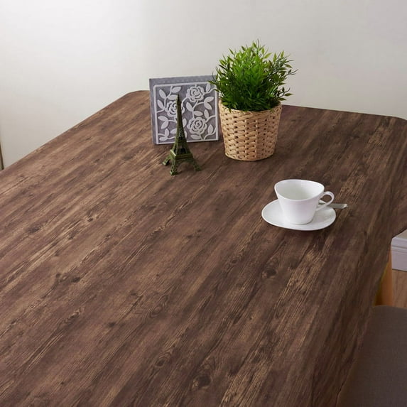 Wood Printed Tablecloth Rectangle Waterproof Oil-proof TeaTable Cover Dinning Table ration Naperon De Table Mantel Mesa