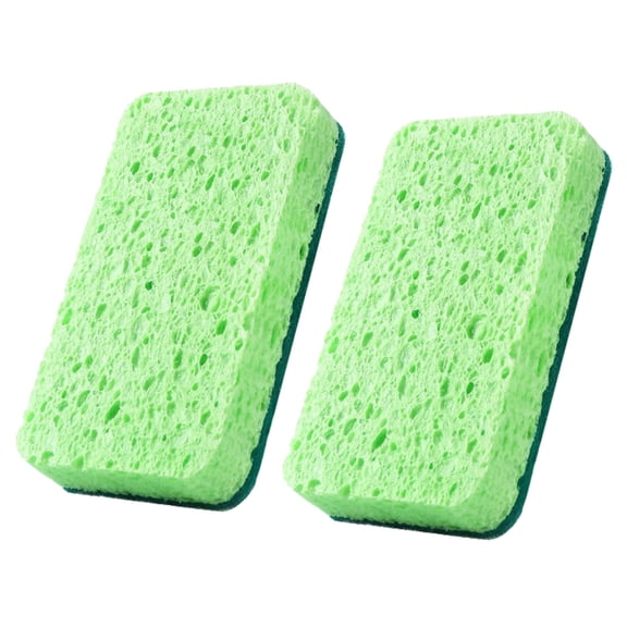 Wood Pulp Double-sided Cleaning Sponge Household Scouring Pad Kitchen Cloth
