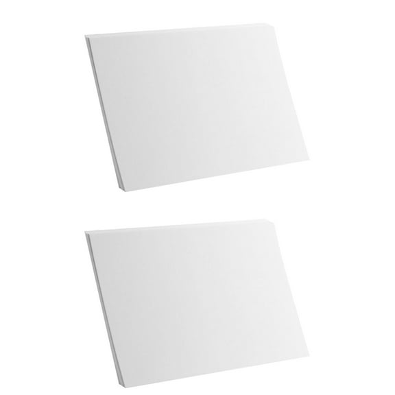 Wood Pulp Watercolor Paper Painting 50% Cotton for Starter Supply Student Oil Blank 40 Sheets White