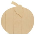 thumbnail image 1 of Wood Pumpkins to Paint, Fall Pumpkin Décor, Perfect for Thanksgiving and Halloween, Yard Decoration, 17 inch, 2 pieces, by Woodpeckers, 1 of 6