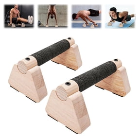 Wood Push Up Stands for Chest Workout, Ergonomic Design, Stable Load-Bearing Home Fitness Gear