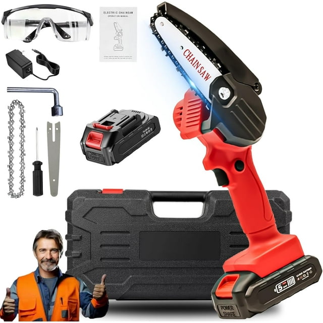 Wood Ranger Mini Chainsaw - Tackle Landscaping & Diy Woodwork with Wood ...