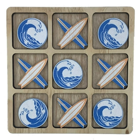 Wood Ripcurl/Surfboards Dollar Tic Tac Toe Game