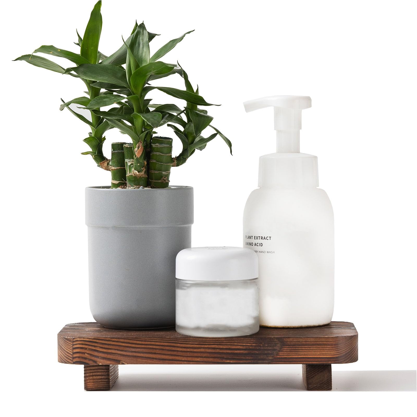 Wood Risers for Decor Display, Bathroom Counter Sink Decor, Dish Soap ...