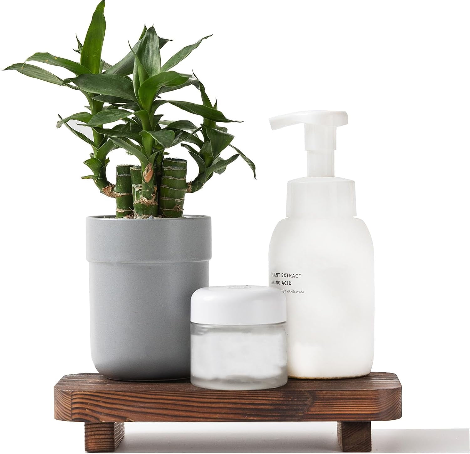 Wood Risers for Decor Display, Bathroom Counter Sink Decor, Dish Soap ...