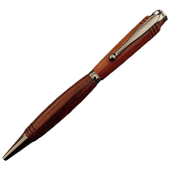 Wood Roller Pen Handcrafted Wooden Ballpoint Pens, Ballpoint Pen Writing Brass and Wood Roller Ballpoint Gift for Him Birthday Valentine Day Father's Day