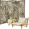 Wood Room Dividers 4 Panel Premium Wooden Room Dividers Wall for