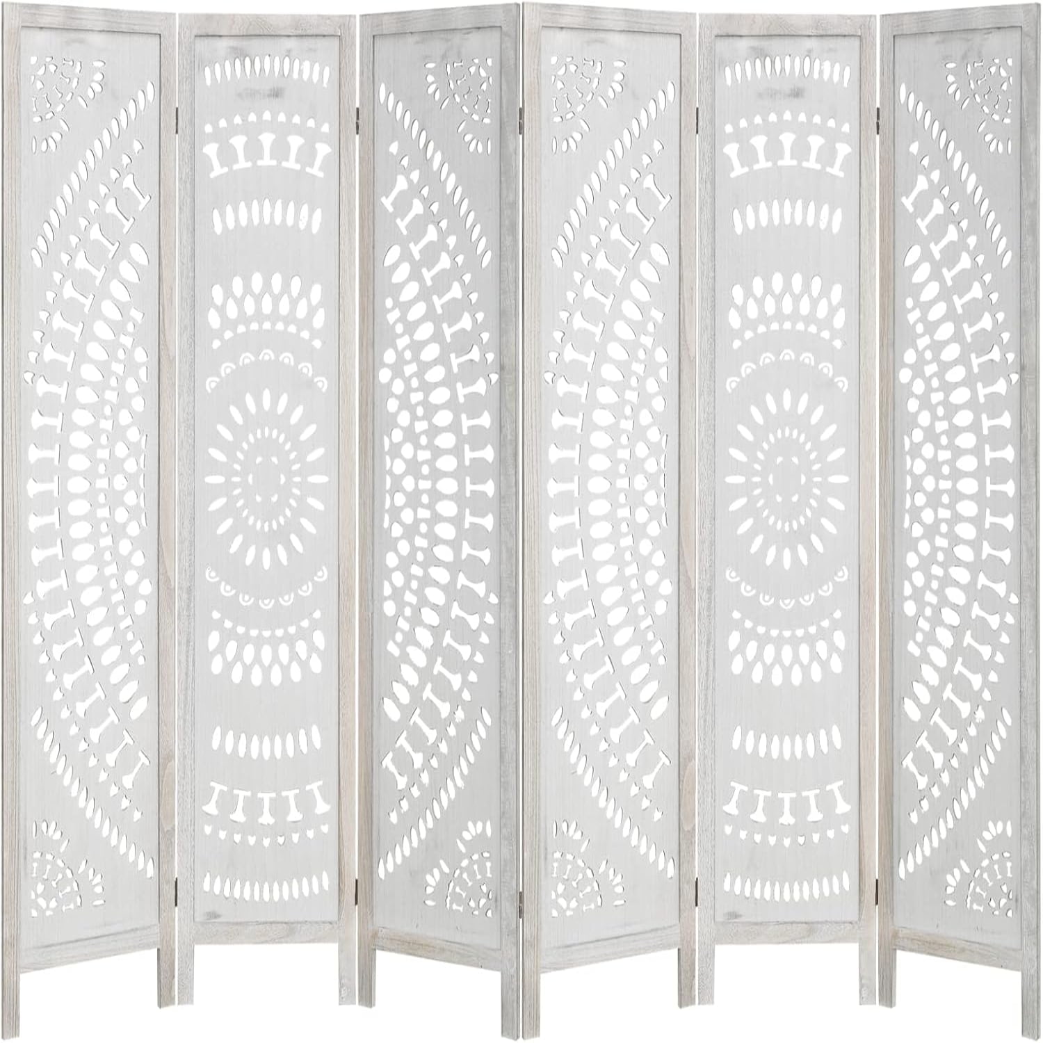 Wood Room Dividers 4 Panel Premium Wooden Room Dividers Wall for