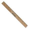 thumbnail image 1 of Westcott 10375 12 in. Long Metric and 1/16 in. Scale with Single Metal Edge Wood Ruler, 1 of 8