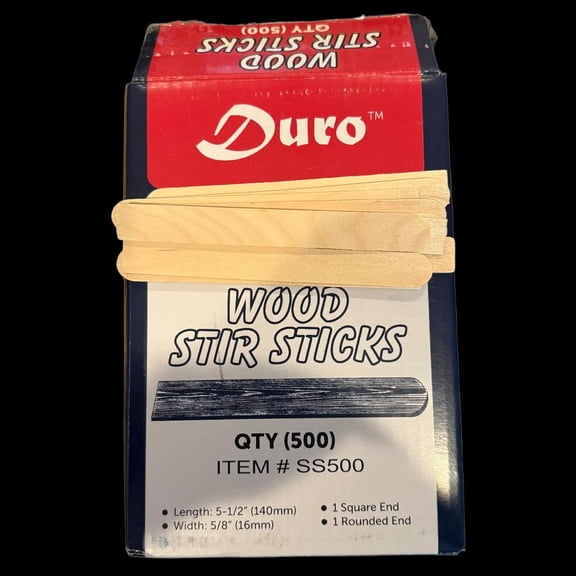 Wood STIR Sticks for Construction (500 Box)