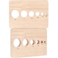 thumbnail image 1 of 2pcs Wood Safety Eyes Insertion Tool Auxiliary Tool for Attaching Safety Eyes and Washers Amigurumi Craft Eyes Tool Eyeball Gauge Board, 1 of 9