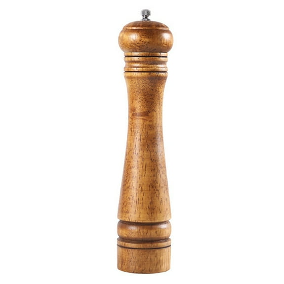 Wood Salt and Pepper Grinder Mill - Manual Wooden Salt Grinder Pepper Mill Shakers Refillable with Adjustable Coarseness Ceramic Rotor,style3G186935
