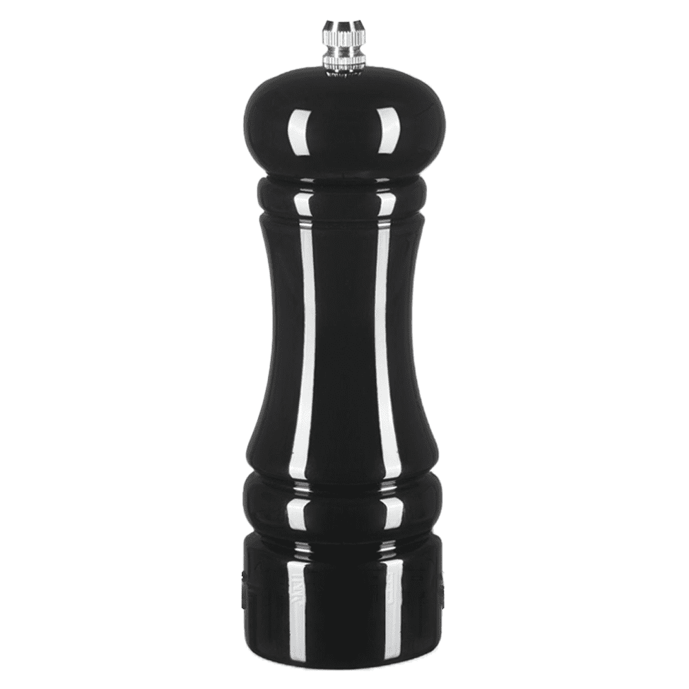 Wood Salt and Pepper Shakers with Ceramic Core, Refillable Manual Sea