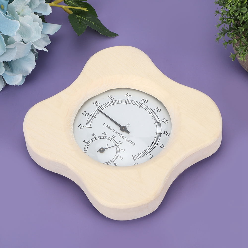 Wood Sauna Thermohygrometer, Accurate Temp Humidity Reader For Steam ...