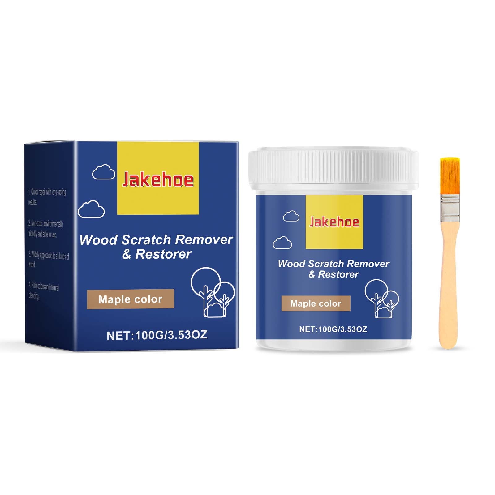 Wood Scratch Remover Restorer Wood Polish LongLasting Effect 100G Wood
