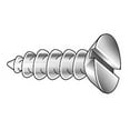 thumbnail image 1 of Wood Screw, #10, 3/4 in, Zinc Plated Steel Flat Head Slotted Drive, 100 PK, 1 of 1