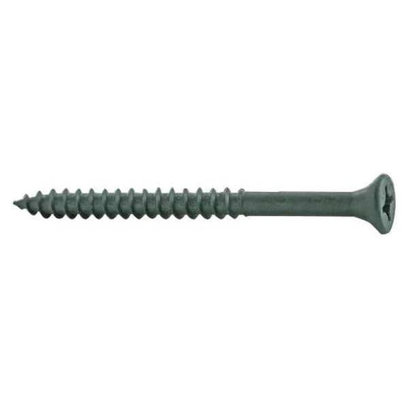 Manufacturer Varies Flat Hd Wood Scrw,Green,#9,2"L,PK495 P54020-PR