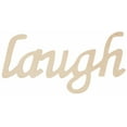 thumbnail image 1 of Wood Script Words-Laugh 3"X7", 1 of 2